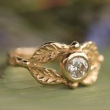 14k Yellow Gold with Diamond