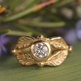 14k Yellow Gold with Diamond