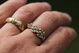 14k Yellow Gold & Sage Green Sapphires