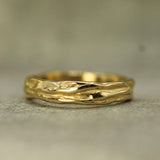 solid yellow gold men's gulf current band