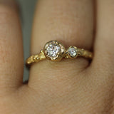 Swirling Tides Diamond Ring