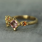 Shooting Star Sapphire Ring