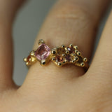 Shooting Star Sapphire Ring