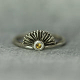 Little Sun Citrine Ring