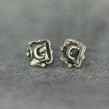 Crescent Moon Studs