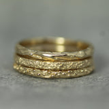 Elements Stacking Rings (10k - Size 4-8)