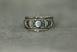 Moon Goddess Blue Sapphire Ring