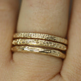 Elements Stacking Rings (10k - Size 4-8)
