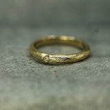14k yellow gold diamond band 