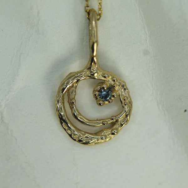 Blue Moon Sapphire Pendant
