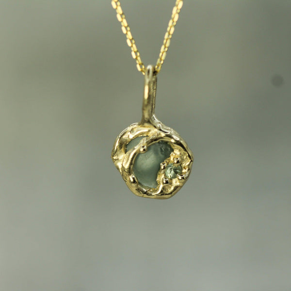 Ocean Moon Sapphire Pendant