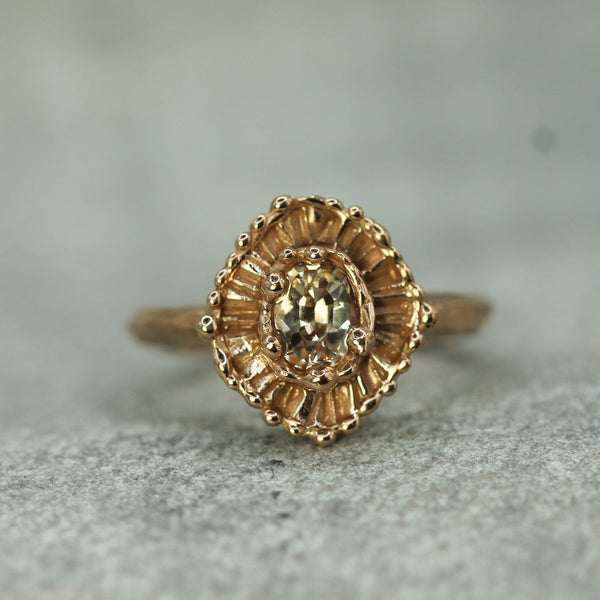 Harvest Sun Sapphire Ring