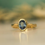 Calm Waters Blue Sapphire Ring