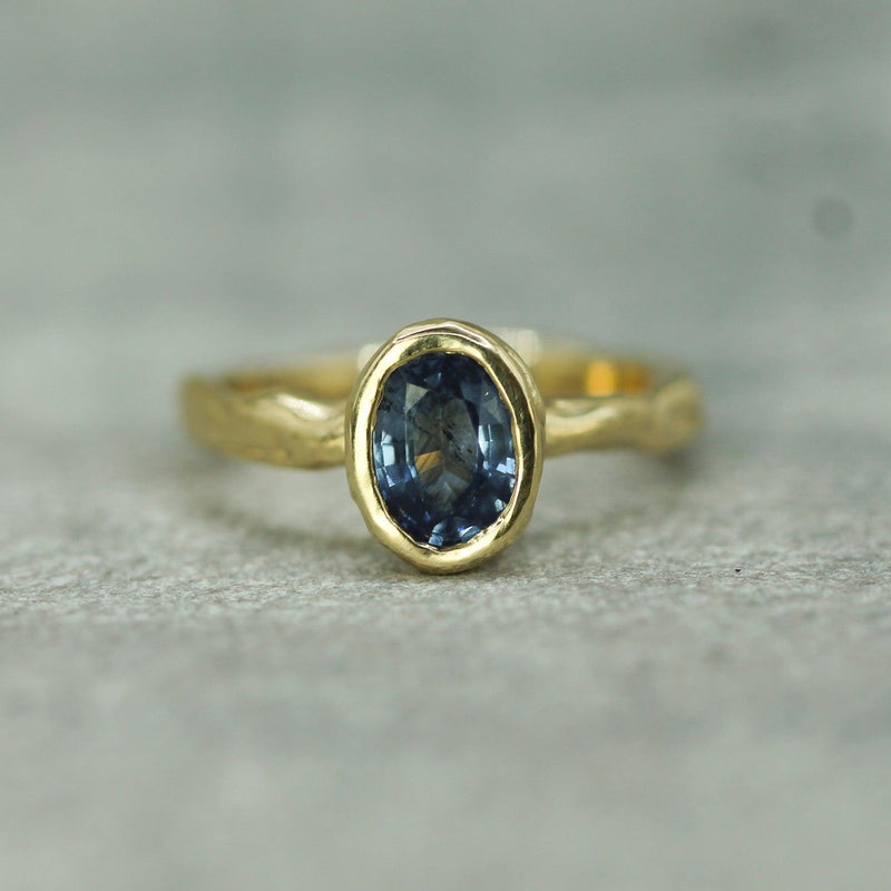 Calm Waters Blue Sapphire Ring
