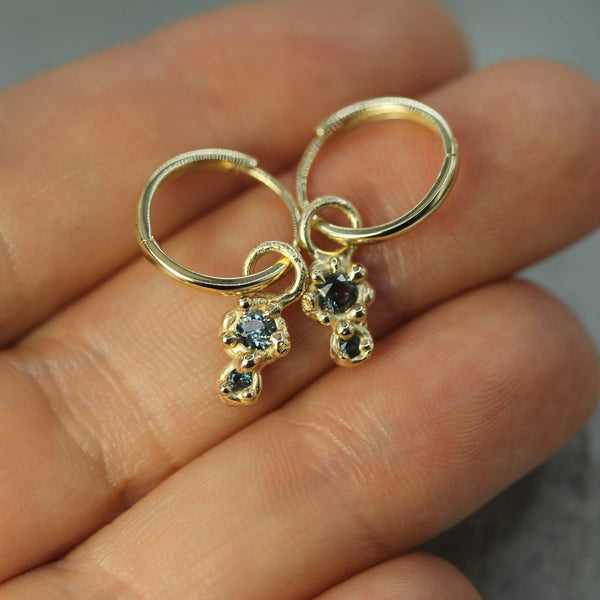 sapphire sleeper charms on hand 