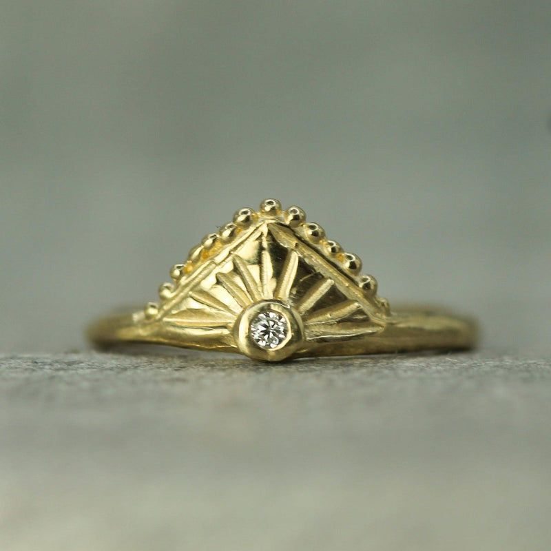 Celestial Peak Diamond Ring