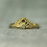diamond celestial gold ring 