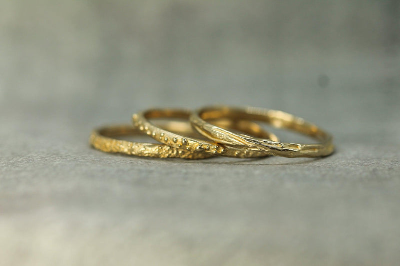 Elements Stacking Rings (14k Size 4-8)