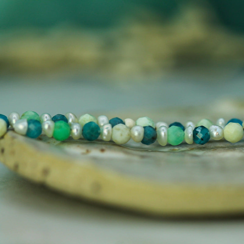 Pearl, Opal & Apatite Necklace