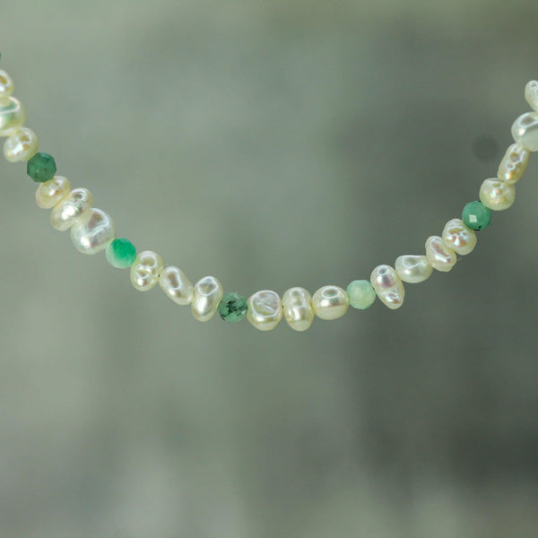 Pearl & Opal Necklace