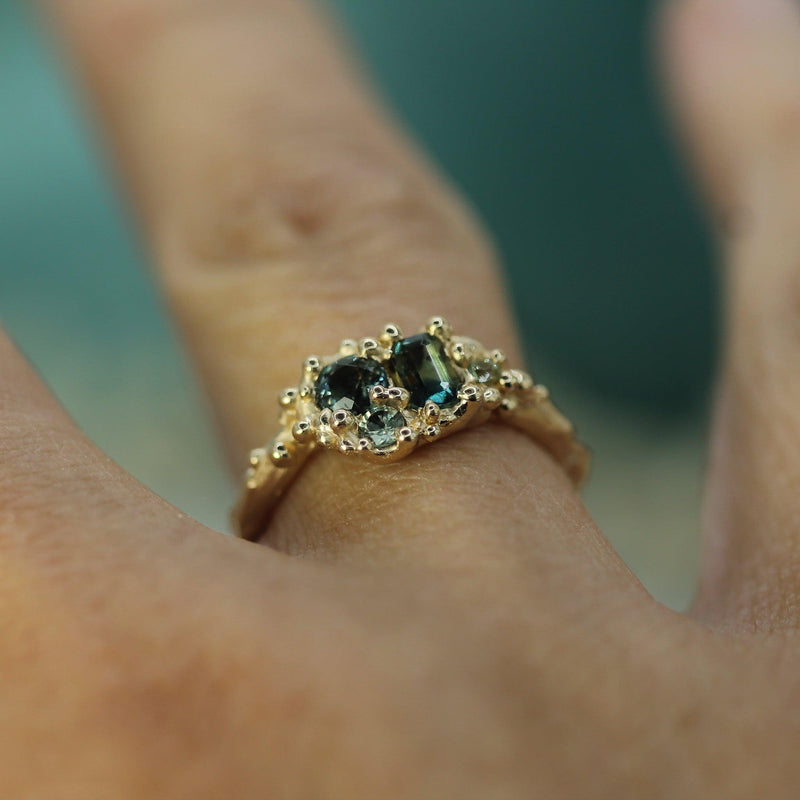 Tribune Mermaid Cluster Ring