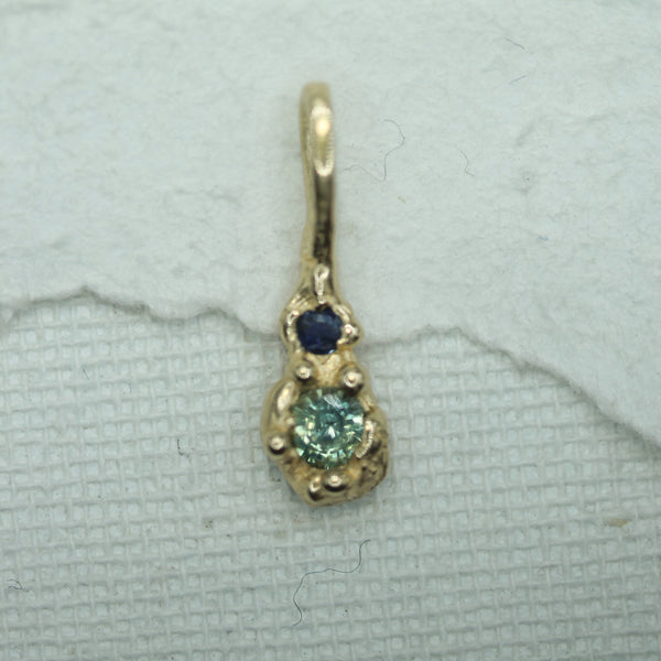 Mermaid Treasure Sapphire Pendant