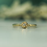 solid gold diamond ring 
