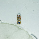 Mermaid Treasure Blue Sapphire Pendant