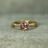 Mermaid Treasure Pink Sapphire Ring