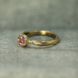 Mermaid Treasure Pink Sapphire Ring