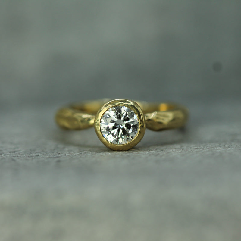 Calm Waters Diamond Engagement Ring 