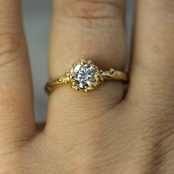 Mermaid Treasure .7ct Lab-grown Diamond Ring