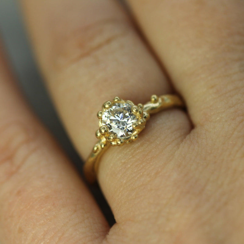 Mermaid Treasure .7ct Lab-grown Diamond Ring