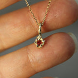 Mermaid Treasure Ruby Pendant