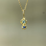 Mermaid Treasure Sapphire Pendant