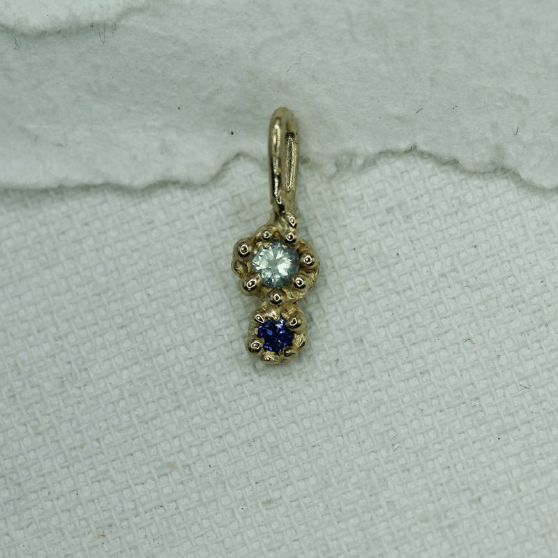 Mermaid Treasure Sapphire Pendant