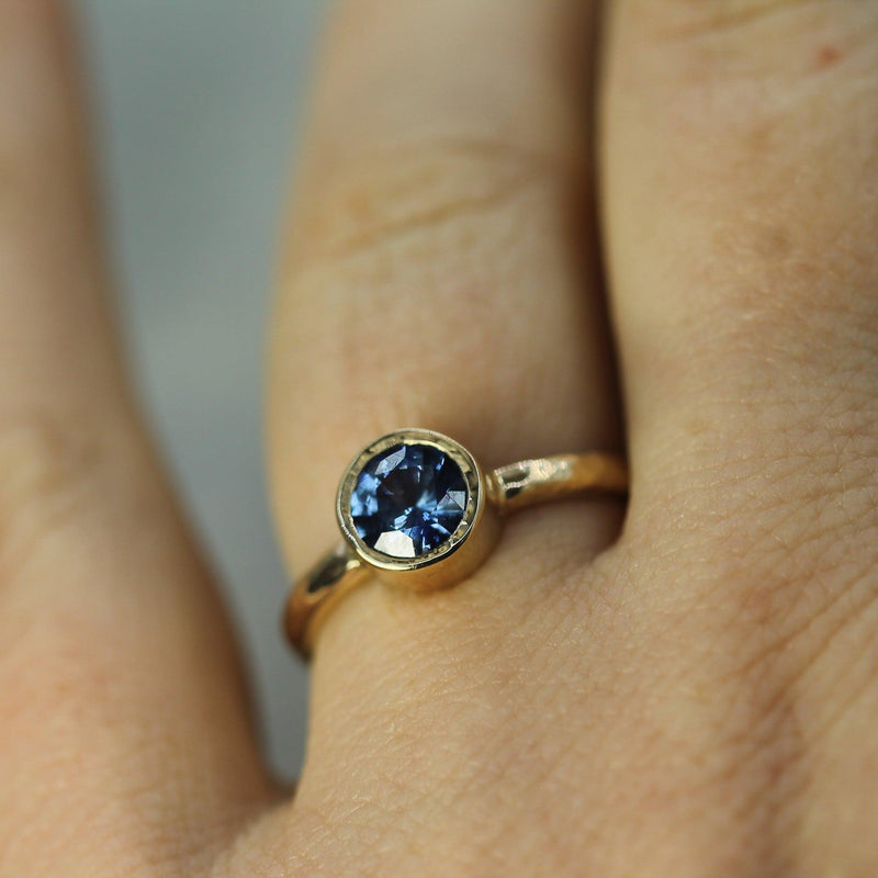 Aster Blue Sapphire Ring