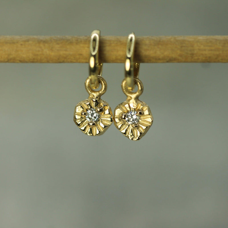 Lab-grown Diamond Little Sun Sleeper Charms