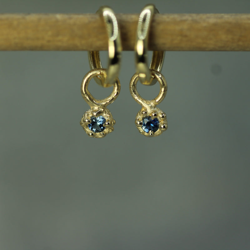 Mermaid Treasure Blue Sapphire Sleeper Charms