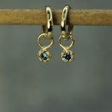 Mermaid Treasure Blue Sapphire Sleeper Charms