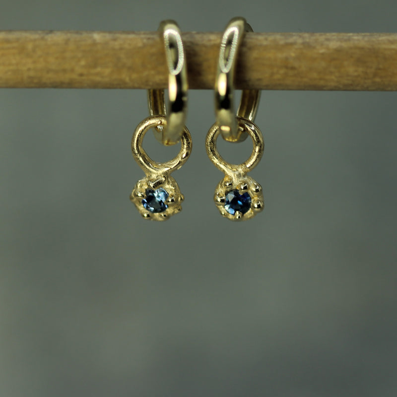 Mermaid Treasure Blue Sapphire Sleeper Charms