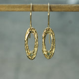 Reflecting Moon Sapphire Earrings