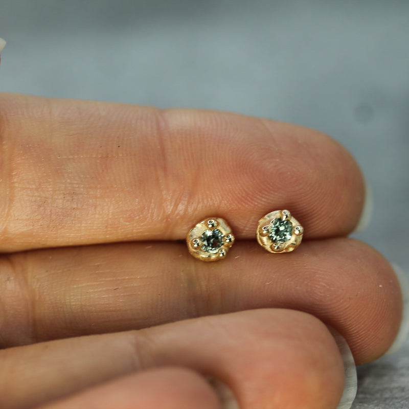 Mermaid Treasure Sapphire Studs