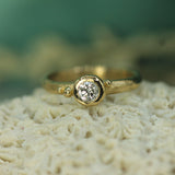 Coastal Droplet Lab-grown Diamond Ring