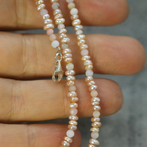 Pearl & Opal Necklace