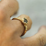 Mermaid Treasure Salt & Pepper Diamond Ring