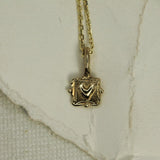 gold heart pendant 