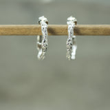 Wave Hoop Earrings