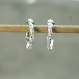 Wave Hoop Earrings