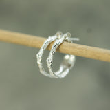 Wave Hoop Earrings